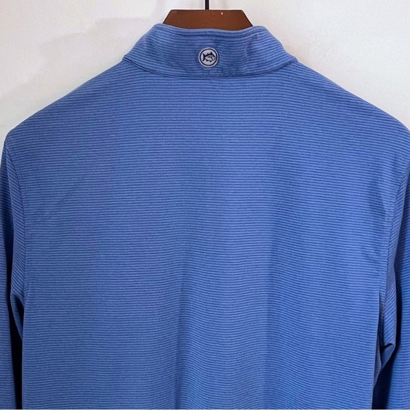 Southern Tide Cruiser Micro Stripe Heather 1/4 Zip - Picture 4 of 14